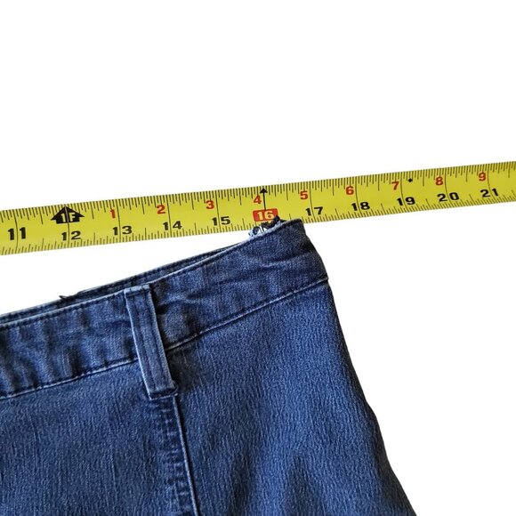 Riders by Lee A Line Denim Skirt Knee Length 14P - Picture 10 of 10